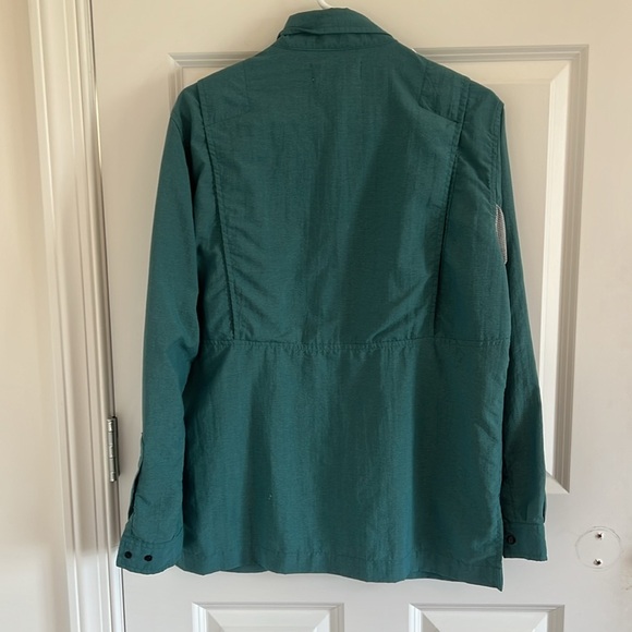 Orvis Men's Shirt Small Green Performance Outdoor Fishing Vintage Vented - Picture 7 of 10